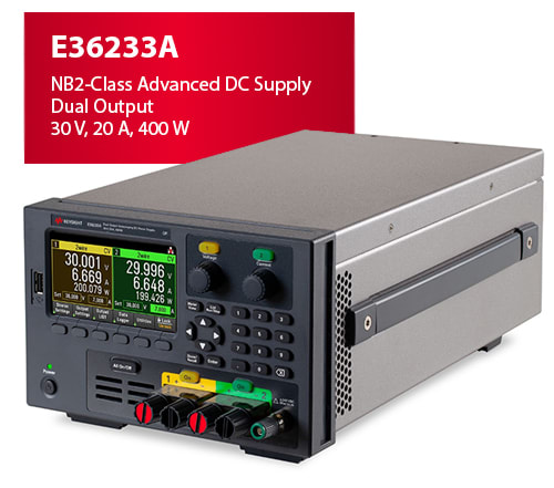 TestEquity: Keysight E36233A DC Power Supply, Dual Output, 2x 30V